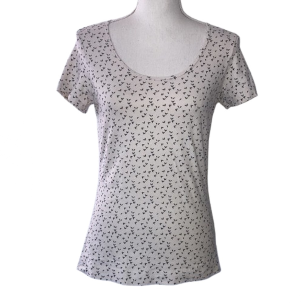 ESMARA Womens tee black and white minimalist
